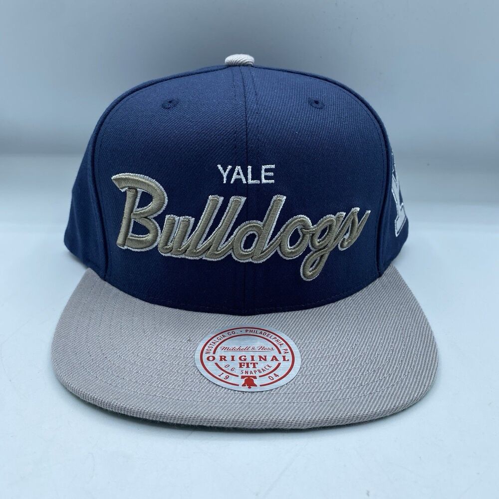 Yale Bulldogs Mitchell & Ness Hat Blue Snapback NCAA College NCAA OSFA NWOT